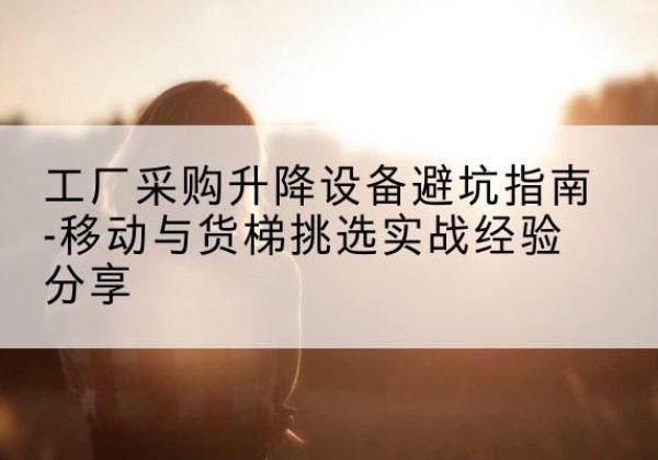 兴庆移动式升降机怎么选-工厂采购升降设备避坑指南-移动与货梯挑选实战经验分享